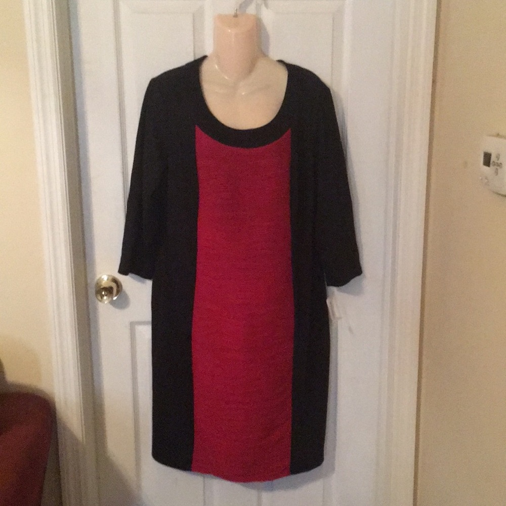 Black and red dress